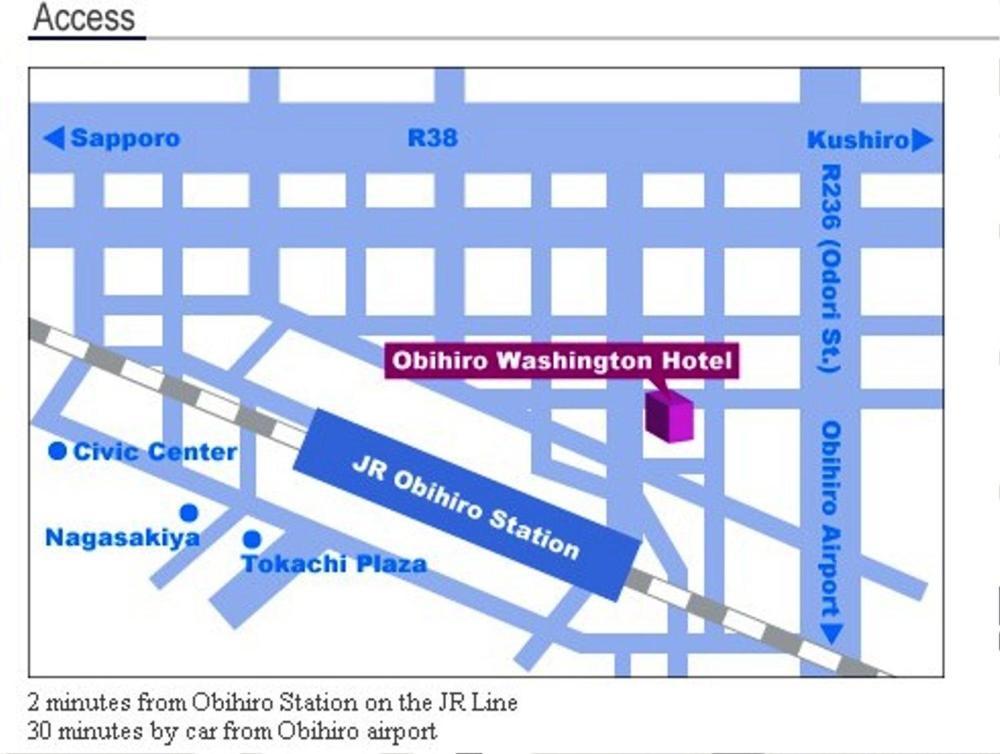 Hotel Obihiro Washington Exteriér fotografie